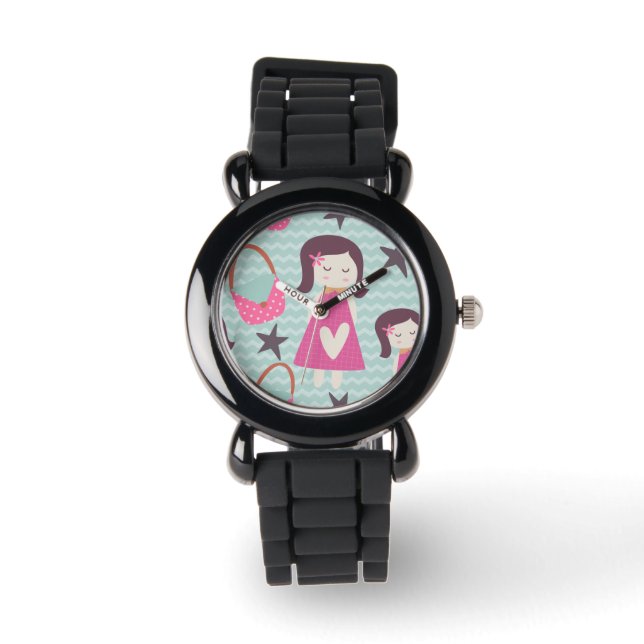 Meisjes en handtassen horloge (Voorkant)