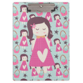 Meisjes en handtassen klembord (Voorkant)