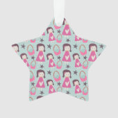 Meisjes en handtassen ornament (voorkant)