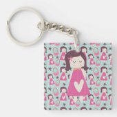 Meisjes en handtassen sleutelhanger (Voorkant)