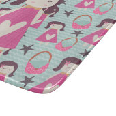 Meisjes en handtassen snijplank (Hoek)