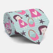 Meisjes en handtassen stropdas (Opgerold)