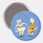 Meisjes en jongens, Louis Wain Magneet (Voorkant / Achterkant)