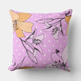 Meisjes en liefje, dunne, florale, schattige  inkt kussen