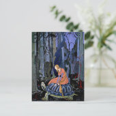 Meisjes en schilfers ~ Franstalig schilder Briefkaart (Staand voorkant)