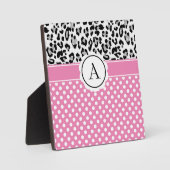 Meisjes en stippen drukken monogram af fotoplaat (Voorkant)