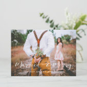 Meisjes en vrolijk elegante foto kerstkaart (Staand voorkant)