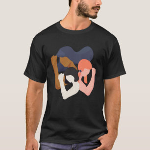 Meisjes en vrouwen Eenheid Macht in Diversiteit fe T-shirt