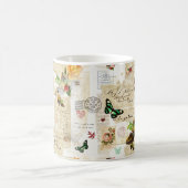 Meisjes  Ephemera Mode Collage met naam Koffiemok (Center)