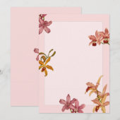 Meisjes eten kaart (Voorkant / Achterkant)