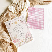 Meisjes Fairy eerste magische tuin verjaardag Kaart