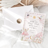 Meisjes Fairy eerste magische tuin verjaardag Kaart