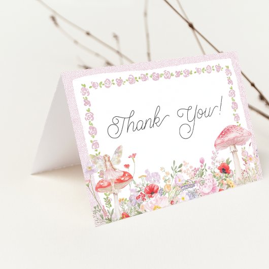 Meisjes Fairy Garden Magical Bedankt