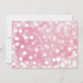 Meisjes Fairy Prinses Verjaardagsfeestje Kaart (Achterkant)