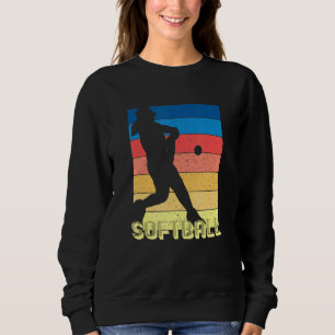 Meisjes Fastpitch Player 70s 80s Retro Style Women Trui