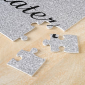 Meisjes Faux Glitter Schaatsen / Kunstschaatsen Legpuzzel (Zijkant)