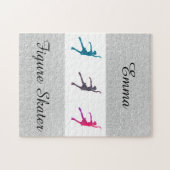 Meisjes Faux Glitter Schaatsen / Kunstschaatsen Legpuzzel (Horizontaal)