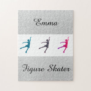 Meisjes Faux Glitter Schaatsen / Kunstschaatsen Legpuzzel