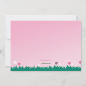 Meisjes Fiets Uitnodiging (Achterkant)