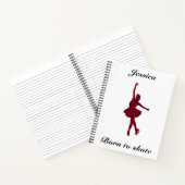 Meisjes Figuur Notitieboek (Binnen)