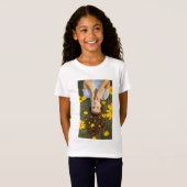 Meisjes fijne jersey T-shirt (Voorkant volledig)