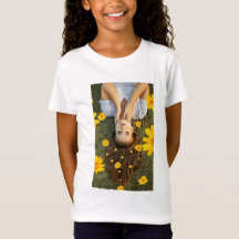 Meisjes fijne jersey T-shirt