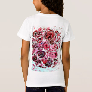 Meisjes fijne jersey T-shirt gepassioneerd