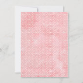 Meisjes Floral Cactus Baby shower Uitnodiging (Achterkant)