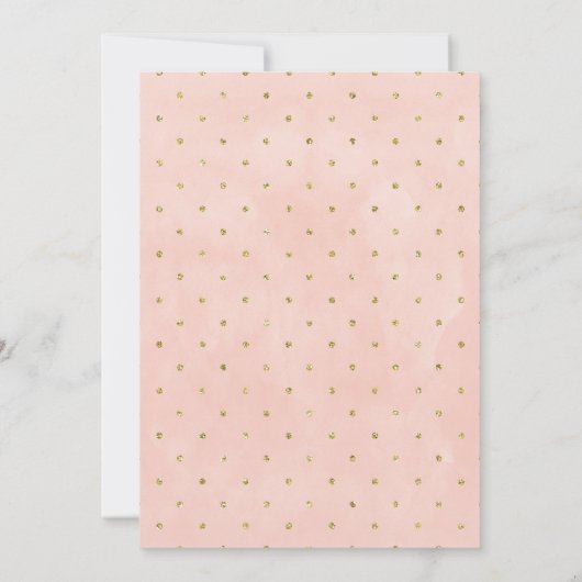 Meisjes florale flamingo 2e verjaardag uitnodiging (Achterkant)