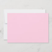 Meisjes Foto 1e Verjaardagsfeest Roze Goud Confett Kaart (Achterkant)