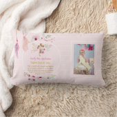 Meisjes FOTO Doop Doopfeest Cadeau Spreuken 31:25 Kussen (Deken)