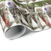  meisjes - Fun, feministische kunst Cadeaupapier (Rol Hoek)