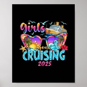 Meisjes Gaan Cruisen 2025 Cruise Vakantie Trip Pre Poster