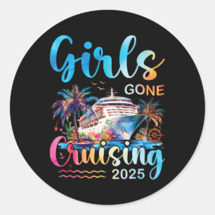 Meisjes Gaan Cruisen 2025 Meisjes Cruiseschip Vaka Ronde Sticker