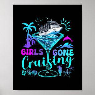 Meisjes gaan cruisen 2025 Vakantietrip Weekend Mei Poster