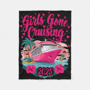 Meisjes Gaan Cruisen 2025 Vrouwen Cruise Vakantie Fleece Deken