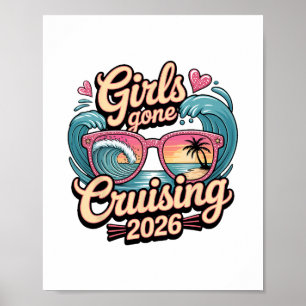 Meisjes Gaan Cruisen 2026 Enkel Cruisetocht Vakant Poster