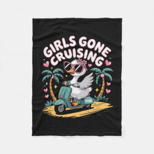Meisjes Gaan Cruisen 2026 Goose Cruise Vakantie  Fleece Deken