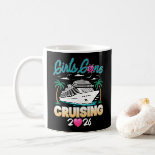 Meisjes gaan cruisen 2026 Matching Vrienden Cruise Koffiemok