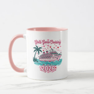 Meisjes Gaan Cruisen 2026 Vakantie Feest Cruise Mok