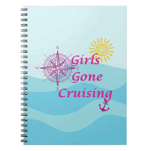 Meisjes gaan cruisen notitieboek (Voorkant)