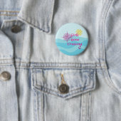 Meisjes gaan cruisen ronde button 5,7 cm (In situ)