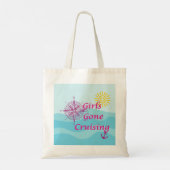 Meisjes gaan cruisen tote bag (Achterkant)
