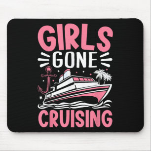 Meisjes Gaan Cruisen Vakantie Boot Cruise Meisjes Muismat