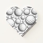 Meisjes gaan golfen notitieboek (Achterkant)