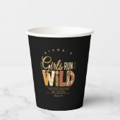 Meisjes Gaan Los Safari Bruidsfeest ID1148 Papieren Bekers (Voorkant)