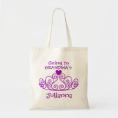 Meisjes gaan naar oma overnight Bag - prinses Ba Tote Bag (Voorkant)