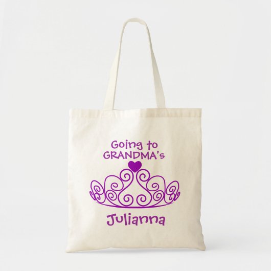 Meisjes gaan naar oma overnight Bag - prinses Ba Tote Bag (Voorkant)