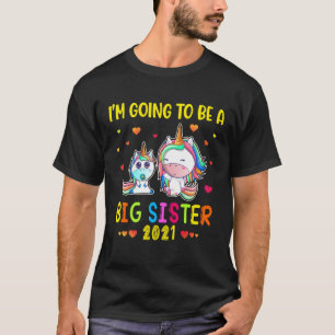 Meisjes Gaan om een grote Zus 2021 Magische Unicor T-shirt