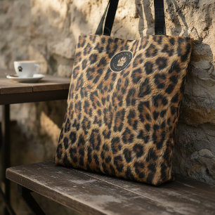 Meisjes Gaan Wilde Safari Bachelorette Luipaard ID Tote Bag